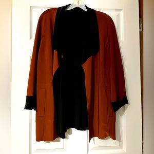 Chicos size 2 rust/black pants and coat